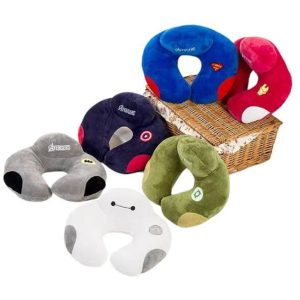 Travel Neck Pillow – Soft Cotton & Supportive Foam | Ultimate Comfort for Long Journeys